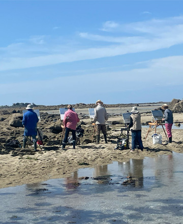 Capture du site Cécile Perry, ateliers et inscriptions
